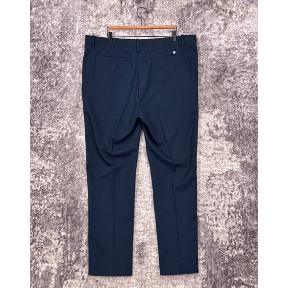 G/FORE Pants 40 x 30 Mens Blue Pleated Slim Performance Stretch Golf - Picture 2 of 6